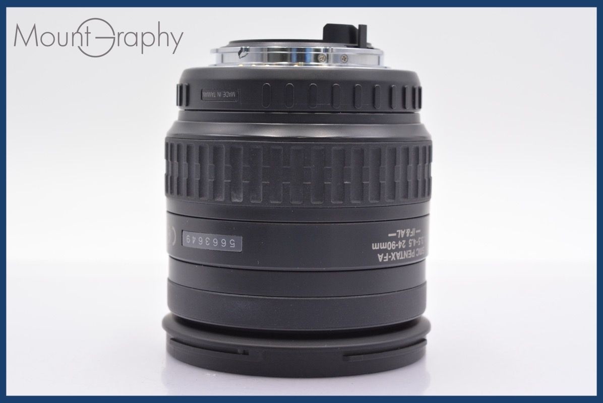 PENTAX SMC FA 24-90mm F3.5-4.5 IF&AL Lens w/ Hood, Filter PENTAX SMC FA 24-90mm F3.5-4.5 IF&AL Lens w/ Hood, Filter