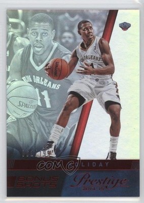 2014-15 Panini Prestige Bonus Shots Red Premium 62/199 Jrue Holiday #35 0f8