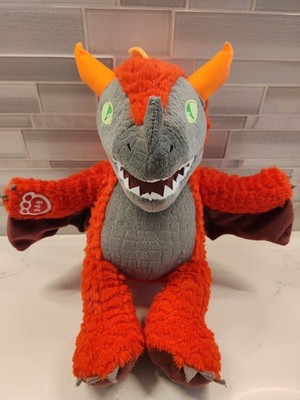 Great Wolf Lodge MagiQuest Charlock Red Dragon Build A Bear Workshop Plush Doll