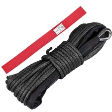 ATV UTV Synthetic Winch Rope 3/16" x 50 ft, 8,300 lbs Pulling Strength, with ...