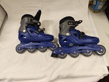 Roller Blade Vilano Inline Skates. Youth Size 3-8 Blue and Black Great Condition
