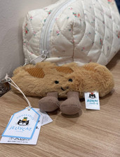 NWT Jellycat Amuseables Baguette - Plush Keychain Bag Charm With Dust Bag