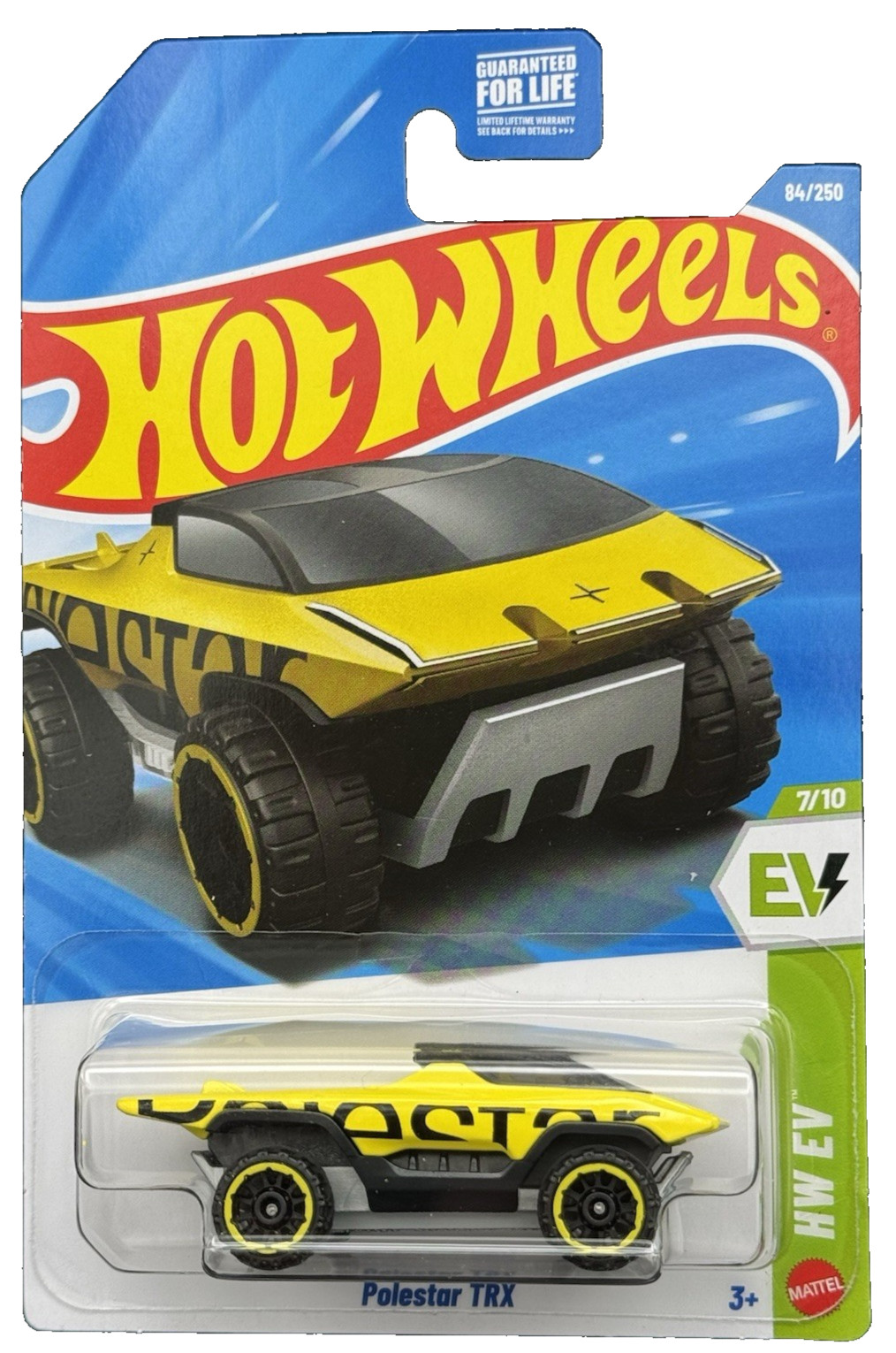 Hot Wheels 2026 HW EV 7/10 Yellow Polestar TRX