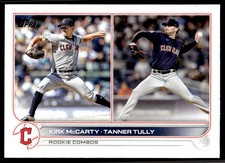2022 Topps Update Kirk McCarty/Tanner Tully Cleveland Guardians #US78