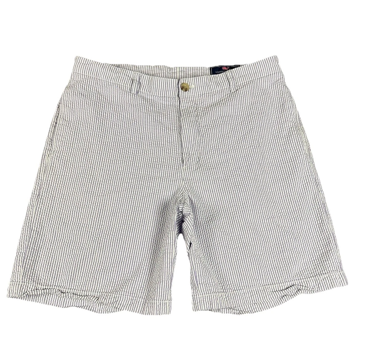 Short Homme Vineyard Vines Breaker – Blanc, Motifs Crosse – Taille 38 – Coton – Occasion
