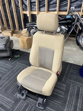 2011-2016 FORD F250 F350 RIGHT PASSENGER FRONT COMPLETE SEAT ASSEMBLY OEM TAN