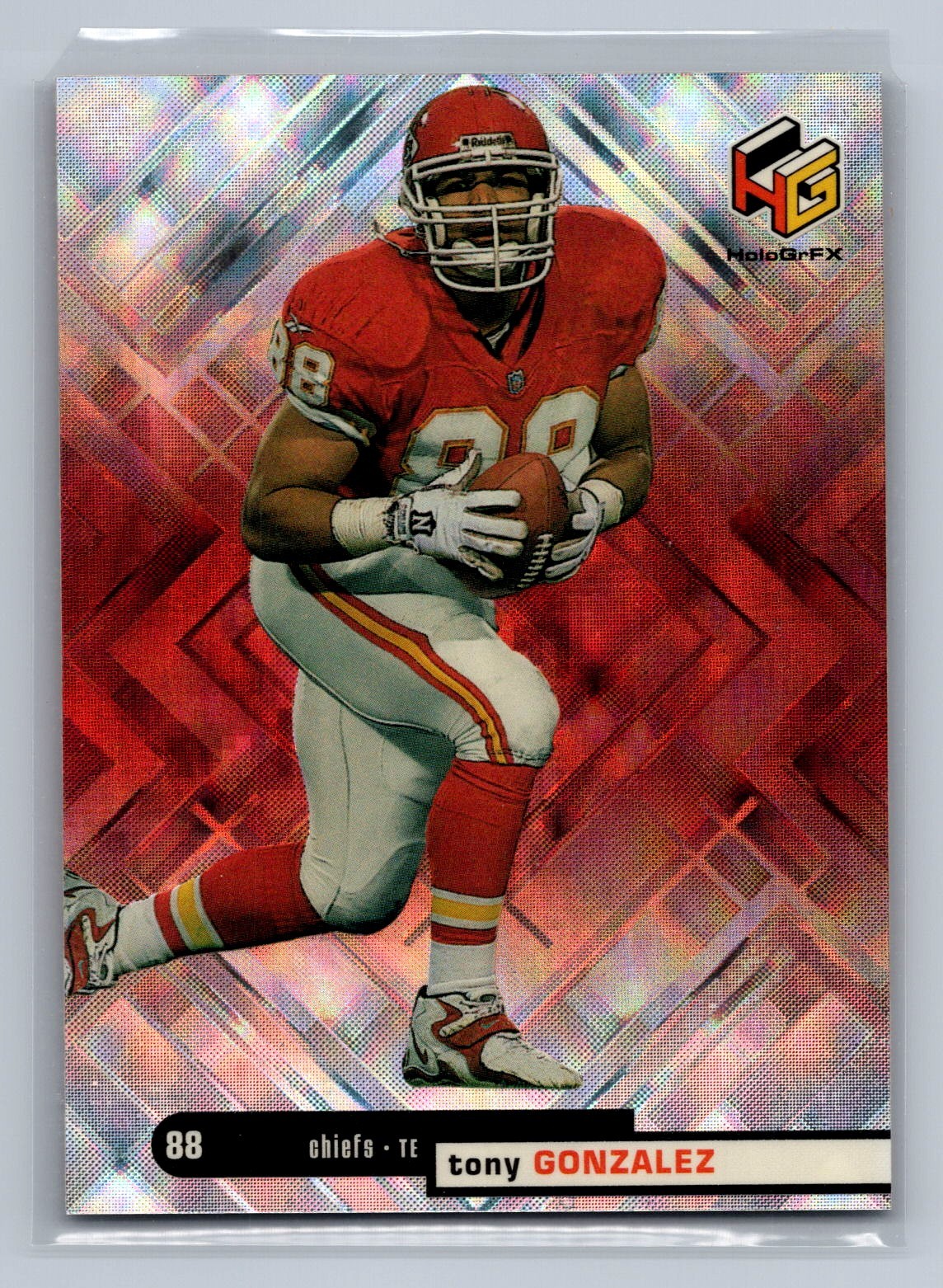 1999 Upper Deck HoloGrFX #28 Tony Gonzalez Football Kansas City Chiefs