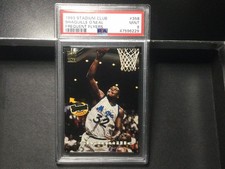 1993 Stadium Club #358 Shaquille O’Neal Frequent Flyers Basketball Card PSA 9 MT