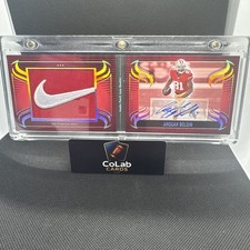 2025 Panini Silhouette NFL Anquan Boldin Patch Auto Booklet /25 NIKE Swoosh 49er