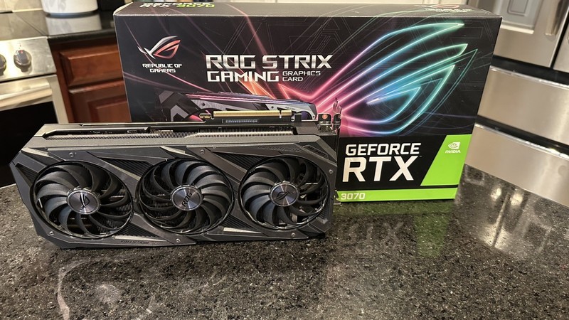 ASUS ROG Strix GeForce RTX 3070 8GB GDDR6 Graphics Card (90YV0FR1-MTAA00)