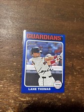 2024 Topps Heritage High Number Dark Blue Border SP #598 Lane Thomas Guardians