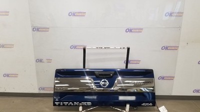 18 NISSAN TITAN XD PLATINUM RESERVE TAIL GATE BLUE 