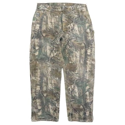 Carhartt Realtree Camo Carpenter Work Pants Size 34 X 30