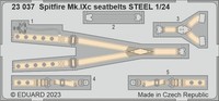 Spitfire Mk.Ixc Seatbelts Steel 1:24 - Airfix - Eduard 23037