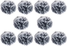 5 Packs Lavalier Microphone Wind Screen Furry Muffs Diameter 1cm Fits Most...