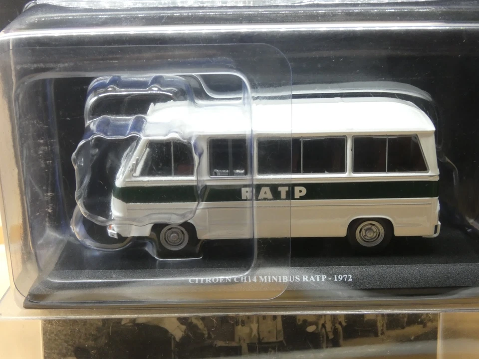 CITROEN CH 14 MINIBUS RATP 1972 N°25 1/43éme IXO Neuf Boite Origine - Photo 2/4