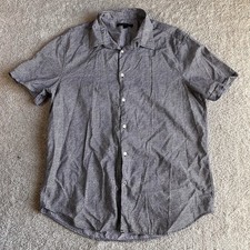 John Varvatos Short Sleeve Button Up Shirt Size Large