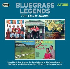 Various Artists Bluegrass Legends: Five Classic Albums CD Album UK IMPORT 