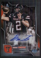 2025 Bowman Chrome Behren Morton 1st auto Texas Tech Red Raiders (read)