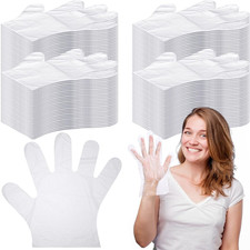 2000 Pcs Disposable Plastic Gloves for Cooking Food Prep Clear Service Safe Kitc