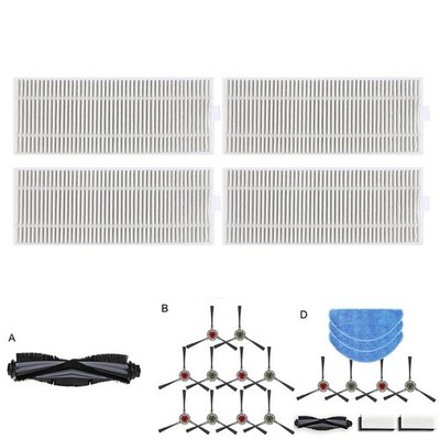 Dry Immediately Filter Side Brush Mop Cloth For Yeedi K650 Machine Washable