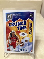 kiki Iriafen 2025 Panini Donruss WNBA Crunch Time Insert Rookie #20 Mystic Base