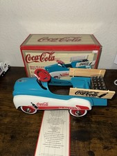 COCA COLA DIE CAST METAL 1:3 LTD EDITION STAKE BED TRUCK PEDAL CAR 2033/10,000