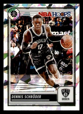 Dennis Schröder Panini NBA Hoops Premium Stock Cracked Ice Parallel 153