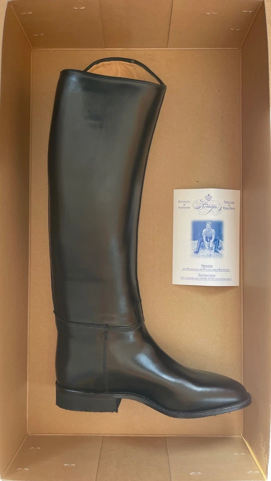 Königs Favorit Lederreitstiefel, Boxcalf Gr. 8,5 ( Schaft:54/48 - Wade:35) - Bild 2 von 4