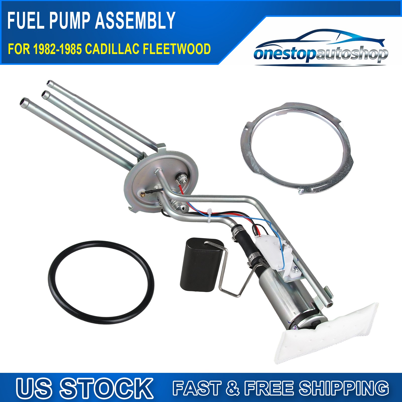 Electric Fuel Pump w/ Sending Unit for 82-84 Cadillac Fleetwood DeVille 4.1 6.0L