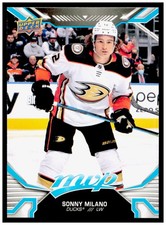 2022-23 Upper Deck MVP Sonny Milano Card Anaheim Ducks #75