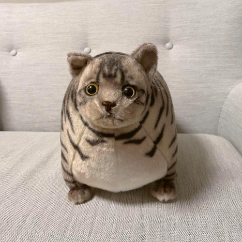Fatty Zoo Plush Cat Calico Stuffed Animals from Japan Kawaii 16 inches sabatora - Picture 2 of 6