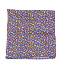 bar III Mens Zesty Conversational Pocket Square, Multicoloured, One Size