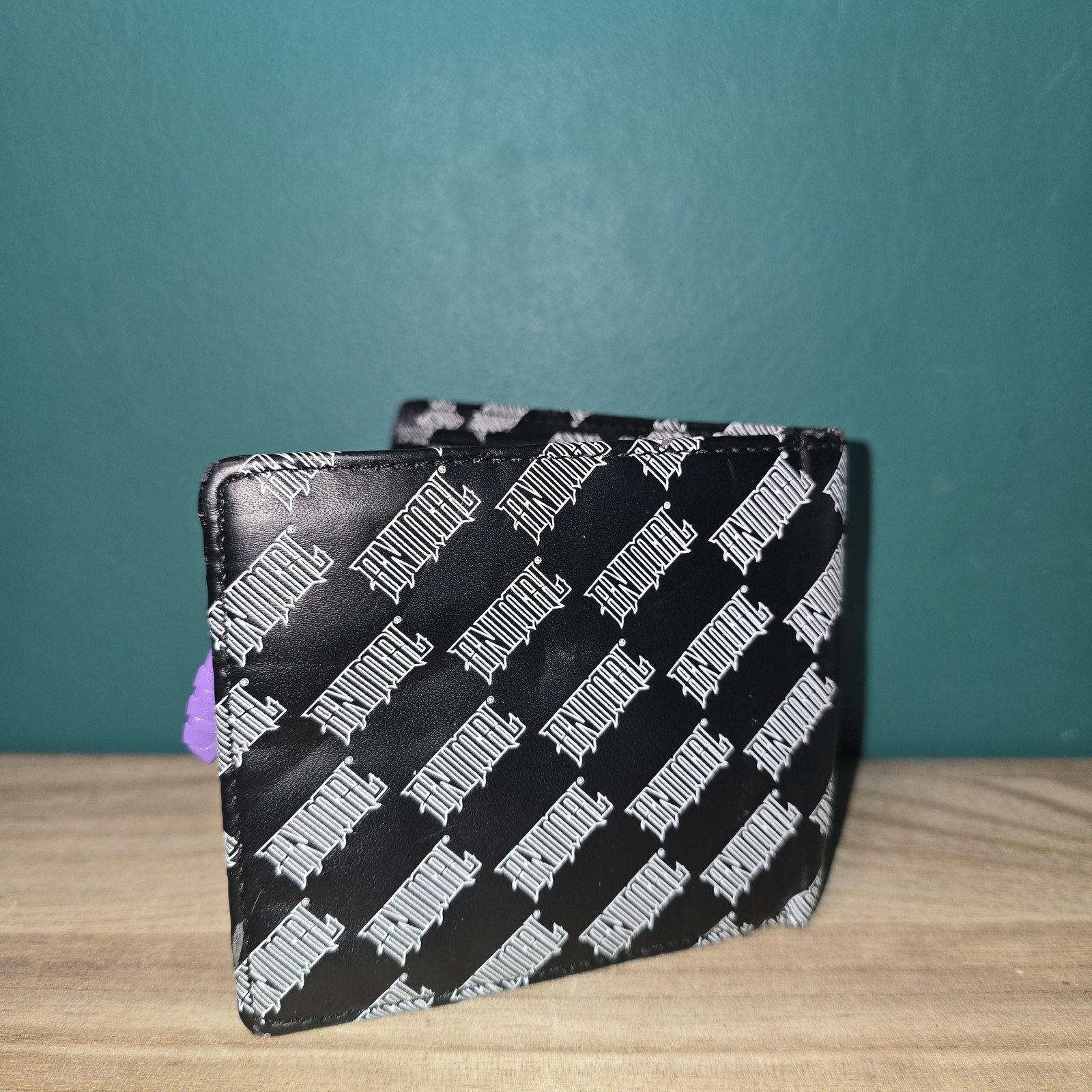 Animal Black Bifold Faux Leather Wallet image 3