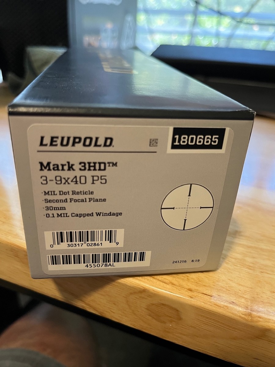 Leupold Mark 3HD 3-9x40mm Riflescope for sale online | eBay