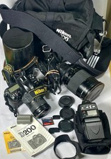 Nikon D200 fotocamera digitale e AF-S 18-200 mm e reflex 500 mm f/8 super teleobiettivo e +