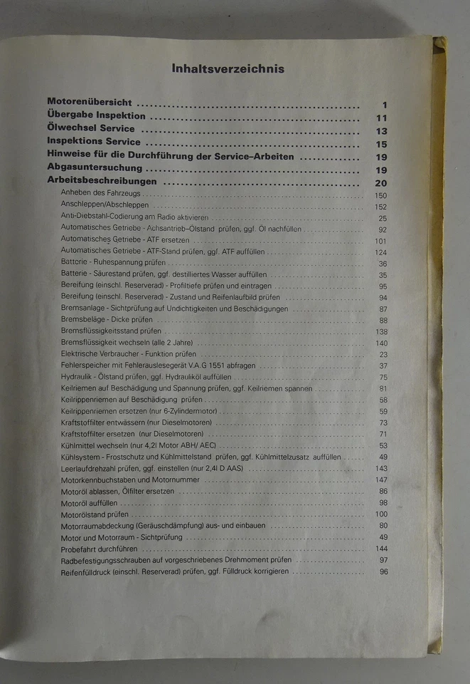 Manual De Taller Nº 54 Mantenimiento En Detalle Audi 100 C4, St. 06/1995 - Imagen 2 de 4