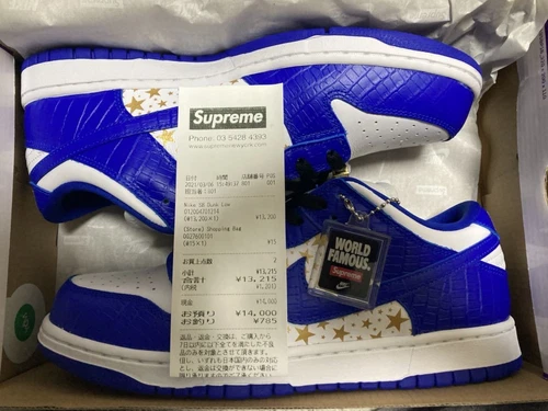 Nike homme 9,0 US Us9 Sb Dunk Low Og Qs étoiles dorées blanc/bleu hyper Dh3228 100