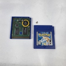 Pokemon Blue Version   GameBoy Authentic   New Save Battery Cartridge Only