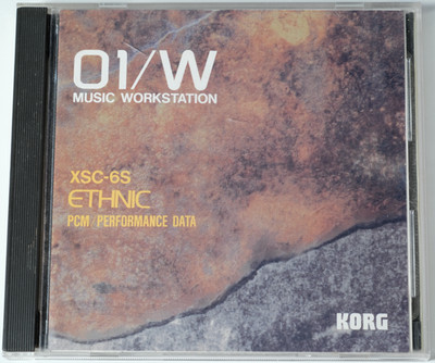 Korg XSC-6S ETHNIC 01/W Music Workstation PCM Performance Data Memory Patch Card