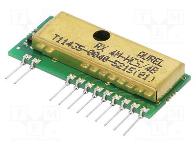Modul: RF Ch: 4 5VDC OOK 433,92MHz AM-Empfänger 3mA -106dBm