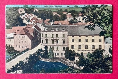 Postcard Bauzen Seidau 1919 view of the hammer mill (166507