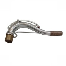 EM SBA Bb Tenor Saxophone Neck Hand Hammered Reinforced Rib Silver Plated