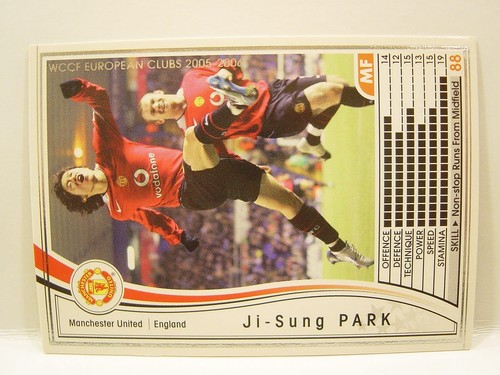 Panini WCCF 2005-06 Park Ji-sung 1981 Korea No.13 Manchester United MF England f - Picture 3 of 7