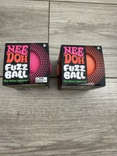 NeeDoh Fuzzball rose orange neuf scellé lot de 2