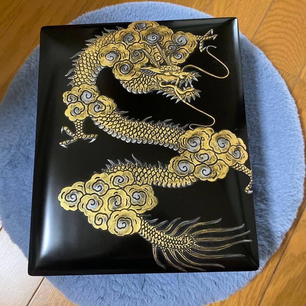 Jubako Bento Box Japanese Ryukyu lacquer text box