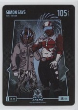 2025 Bo Jackson Battle Arena TCG Alpha Update Battlefoil Simon Says #BF-219