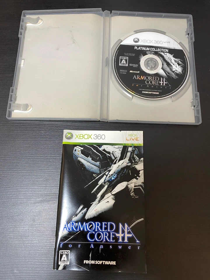 Armored Core for Answer ACfA Platinum ver. Import Japan Xbox 360 Japanese ver. - Image 2 of 4