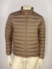 Patagonia BOYS' DOWN SWEATER JACKET Brown FLAWS Size XXL