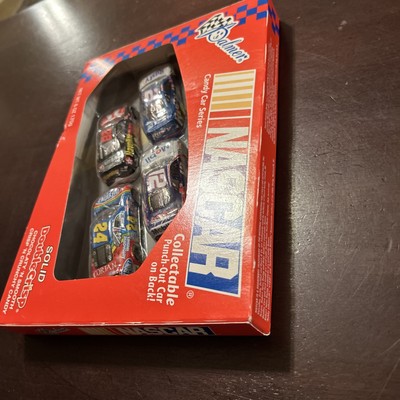 NASCAR Palmer Chocolate Driver Series Cars. 6oz Red With Blue